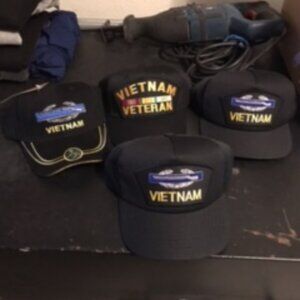 4 NEW U.S. ARMY VIETNAM VETERAN HAT'S MILITARY 11-B Infantry Unused